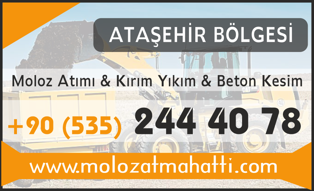 Ataşehir Moloz Atma Hattı | taşıma ve atma hattı